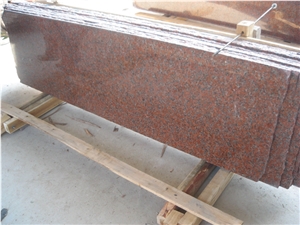 Natural Dark Deep Red Granite G562 Small Half Semi Finished Slabs
