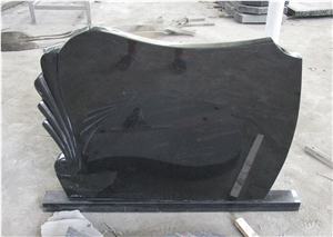 New Shanxi Black Small Grave Plaque Cemetery Headstones for Sale Price