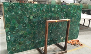 Top Luxury Green Agate Slab Semiprecious Stone Gemstone Slabs