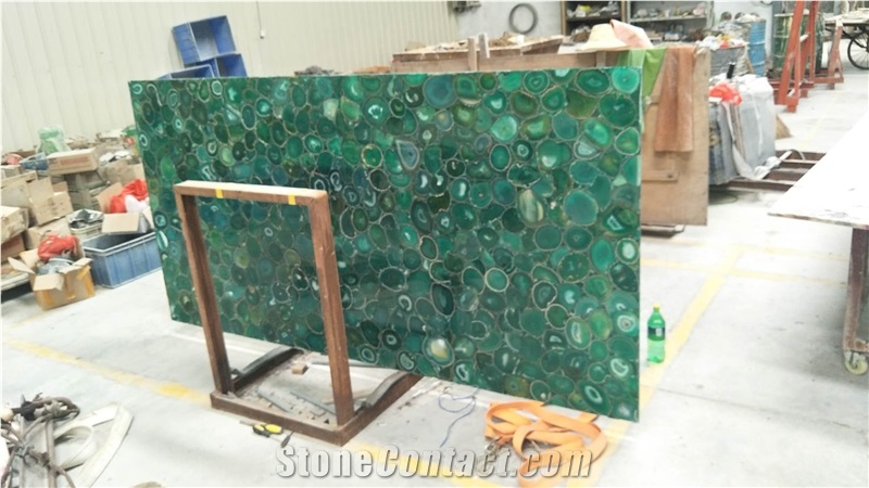 Top Luxury Green Agate Slab Semiprecious Stone Gemstone Slabs