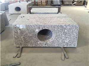 Double Sink Bianco Antico Vanity Top,Bath Top/ Vanitytop