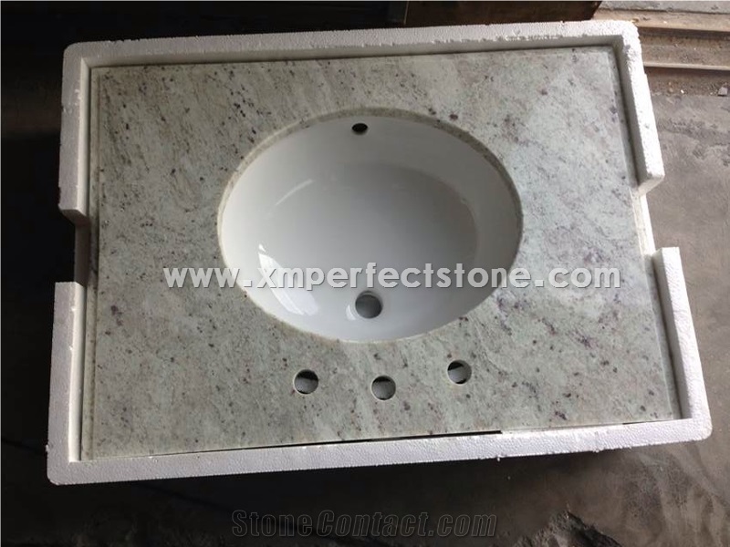 Andromeda Granite Vanity Top,37"X25" Bathroom Vanity Tops with Sink
