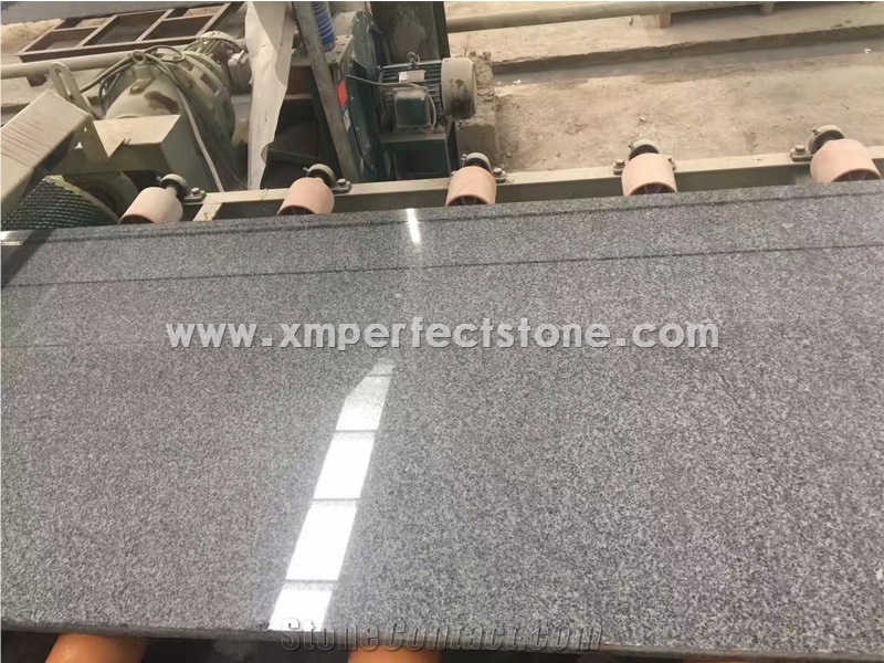 Jiangxi G603 Granite Stairs with Non-Slip Groove,Grey Granite Stair