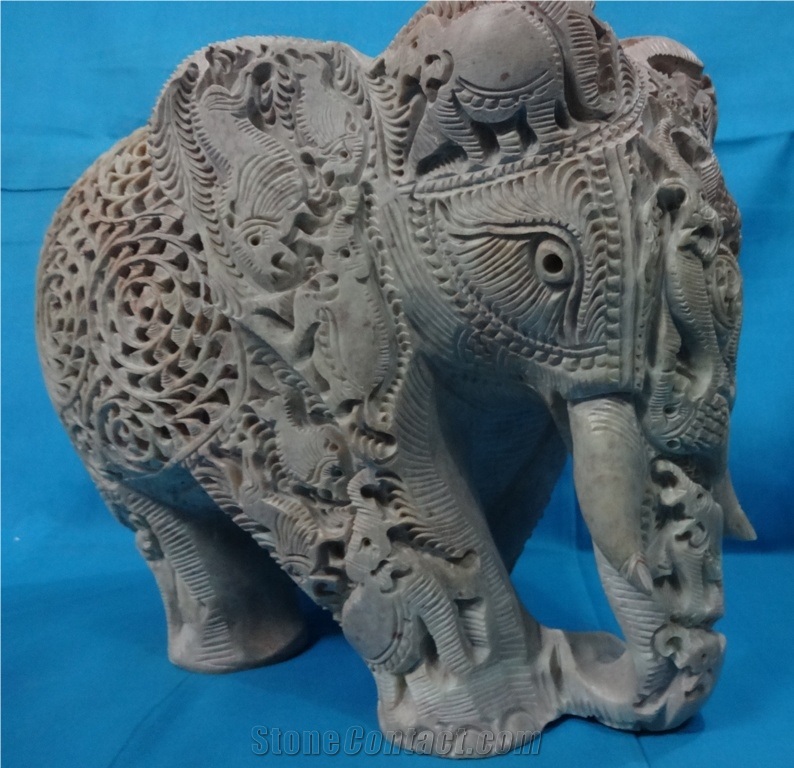 Soapstone Carved Elephant
