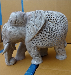 Soapstone Carved Elephant