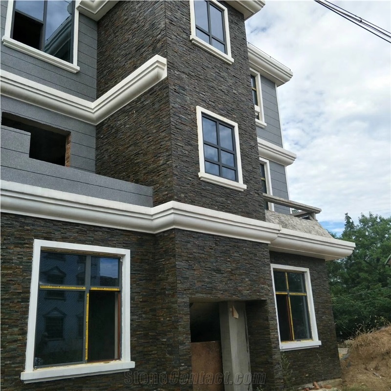 Black Slate Slabs Tiles China
