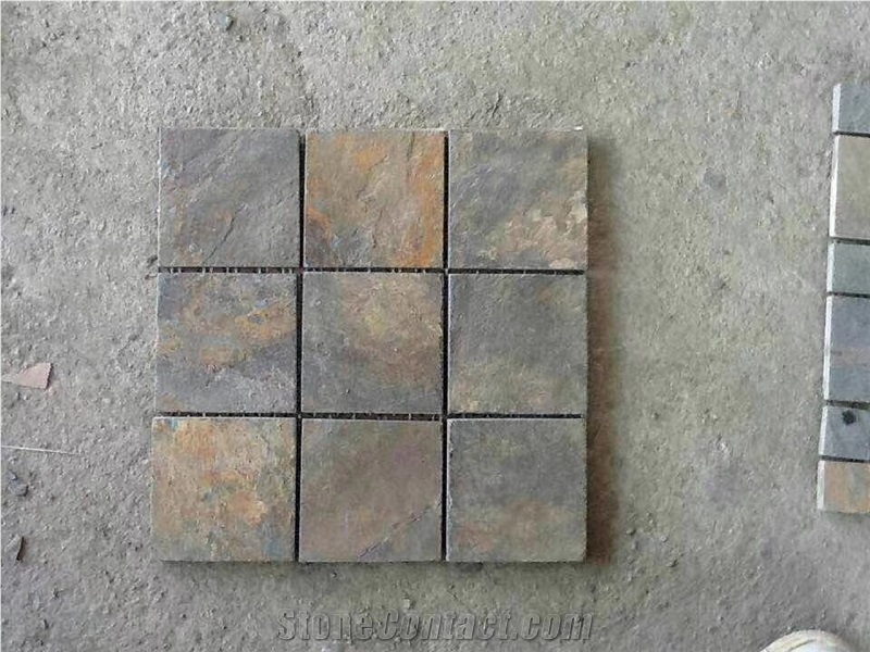 Black Slate Slabs Tiles China