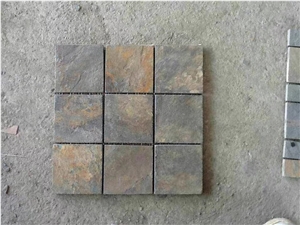 Black Slate Slabs Tiles China