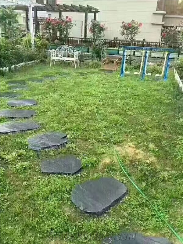 Black Slate Slabs Tiles China