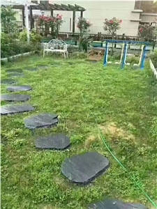 Black Slate Slabs Tiles China