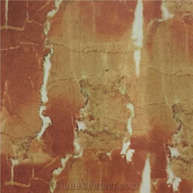 Rojo Coralito Red Marble Slabs Tiles Spain