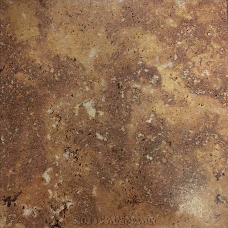 Scabos Travertine Brown Slabs Tiles Turkey