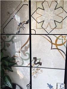 Water Jet Pattern, Floor Medallions