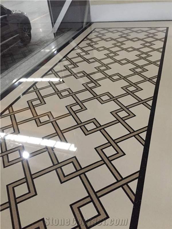 Water Jet Pattern, Floor Medallions