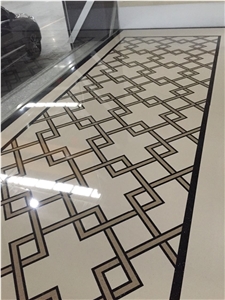 Water Jet Pattern, Floor Medallions