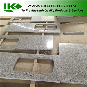 G640 Kitchen Worktops, Black White Flower Countertops, G640 Bar Tops