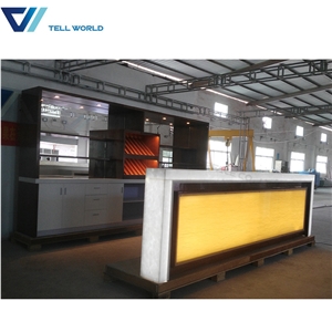 Bar Counter Top Modern Led Light Restaurant Counters