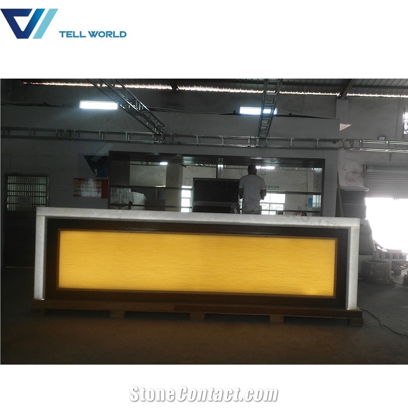 Bar Counter Top Modern Led Light Restaurant Counters