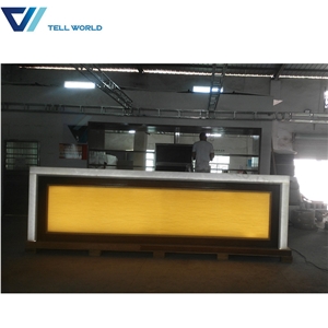 Bar Counter Top Modern Led Light Restaurant Counters