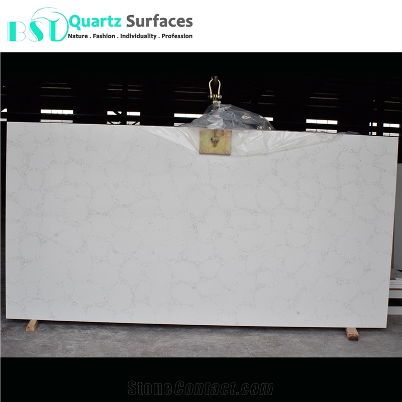 2018 Circlur Carrara Veins Artificial Marble Quartz Stone Slabs Top
