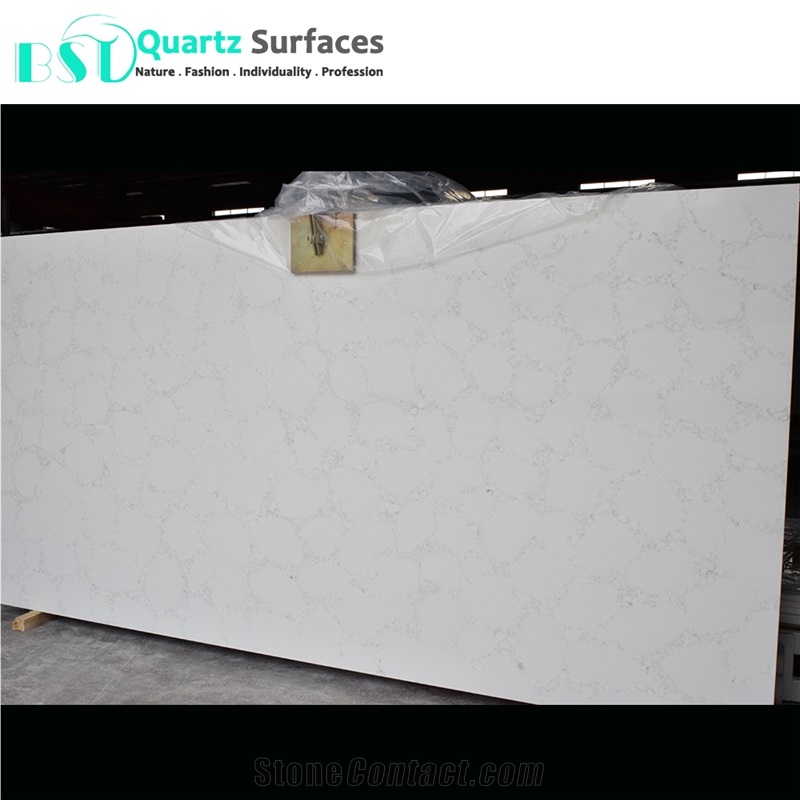 2018 Circlur Carrara Veins Artificial Marble Quartz Stone Slabs Top