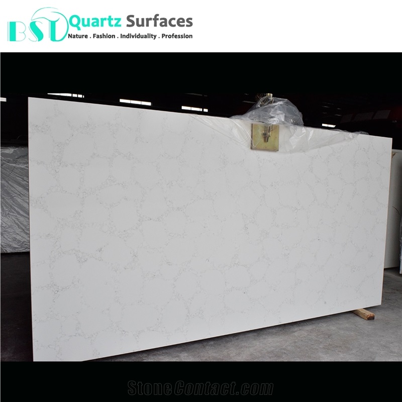 2018 Circlur Carrara Veins Artificial Marble Quartz Stone Slabs Top