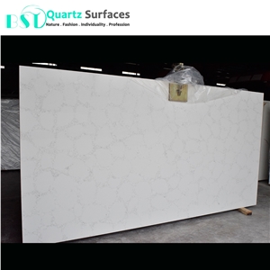2018 Circlur Carrara Veins Artificial Marble Quartz Stone Slabs Top