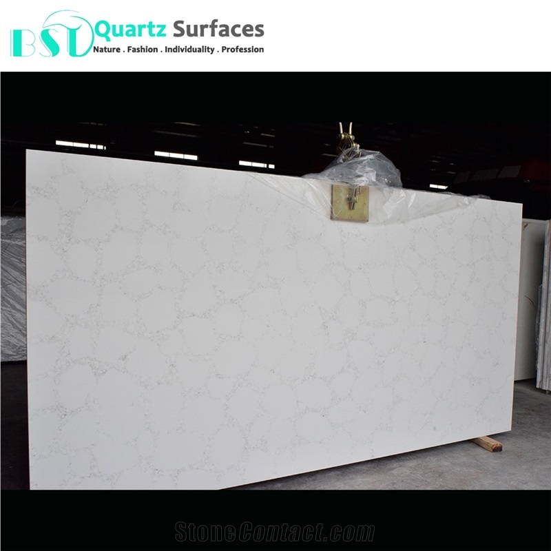 2018 Circlur Carrara Veins Artificial Marble Quartz Stone Slabs Top