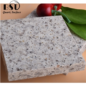 Grey Granite Cambinate Quartz Stone Countertop Cheap