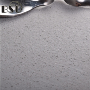 Light Grey Textiles Surface Quartz Stone