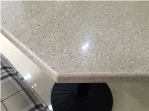 Quartz Stone Table Top Cafe Table Top