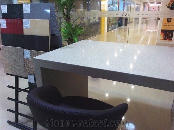 Quartz Stone Table Top Cafe Table Top