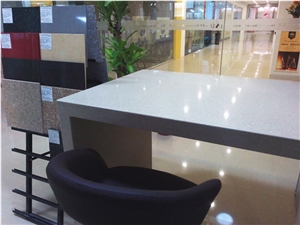 Quartz Stone Table Top Cafe Table Top