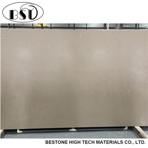 Solid Surface Grigio Quartz Slabs from Yunfu