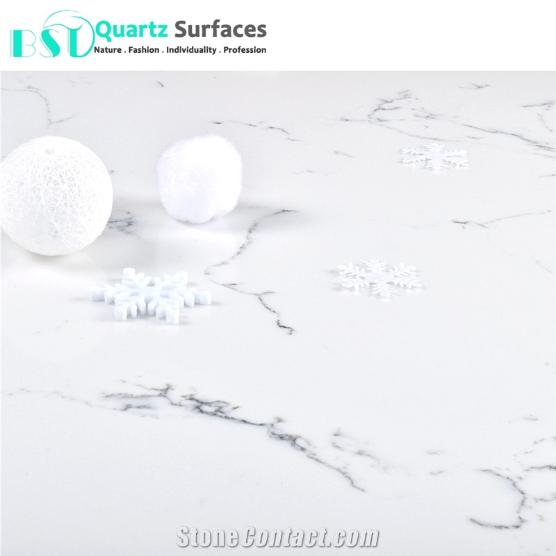 Wholesale Christmas Discounted Carrara Quartz Countertops Newest