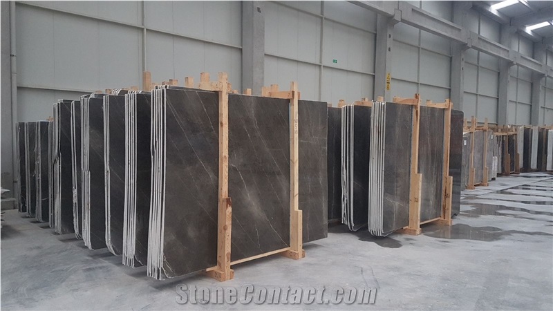 Emotion Grey Marble Slabs, Turkey Grey Marble