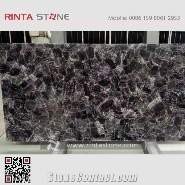 Backlit Semiprecious Luxy Stone Gemstone Slabs Semi Precious Laminated