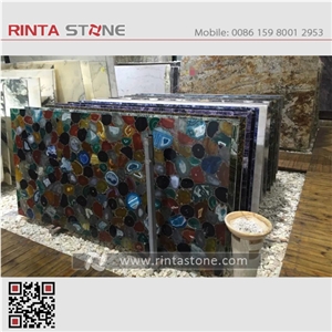 Backlit Semiprecious Luxy Stone Gemstone Slabs Semi Precious Laminated