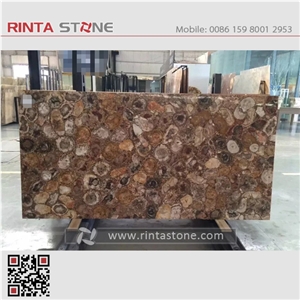 Backlit Semiprecious Luxy Stone Gemstone Slabs Semi Precious Laminated