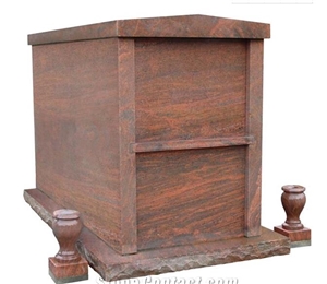 Multicolor Red Mausoleum Design Columarium