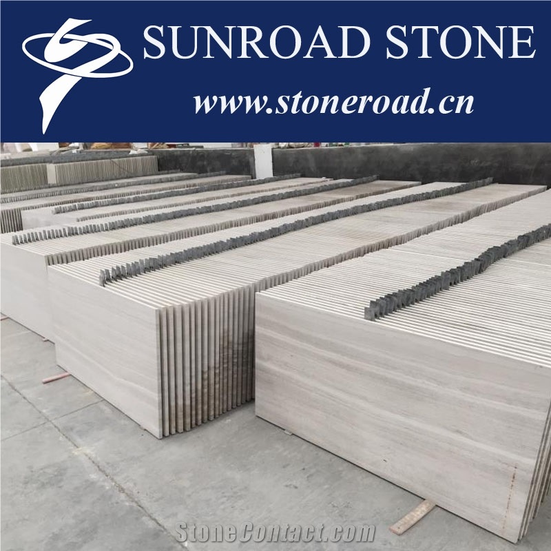 Haisa Bamboo Marble Block, Haisa Wood Grain, White Haisa Wooden Vein
