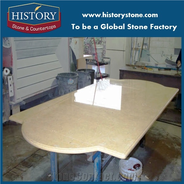 Hot Sale Marble Bathroom Vanity Tops with Cabinets, Faucet