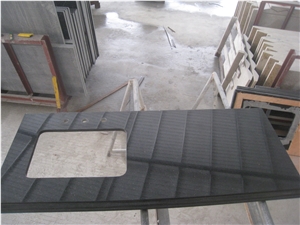 Black Galaxy Granite High Quality Kitchen Countertop