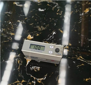 Black Ls-P034 Artificial Stone Slabs&Tiles Flooring&Walling