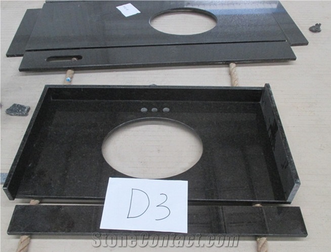 Black Pearl / High Quality Granite Vanity Top