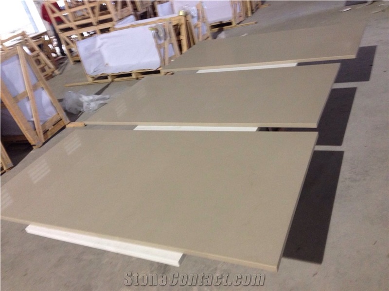 Coffeee Sand Quartz- P150720-Countertop Kitchen Bench Top Desk Tops