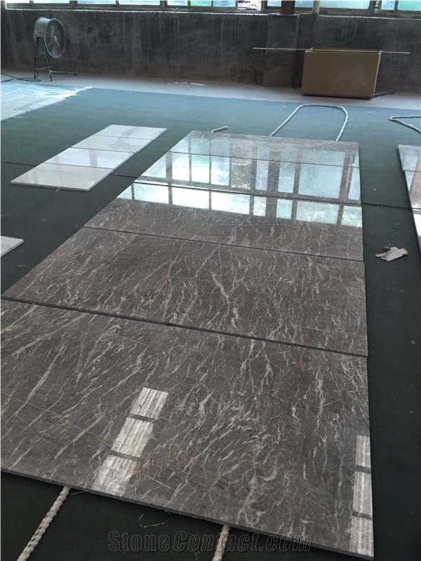 Custer Grey Polished Marble Tiles&Slabs for Countertop
