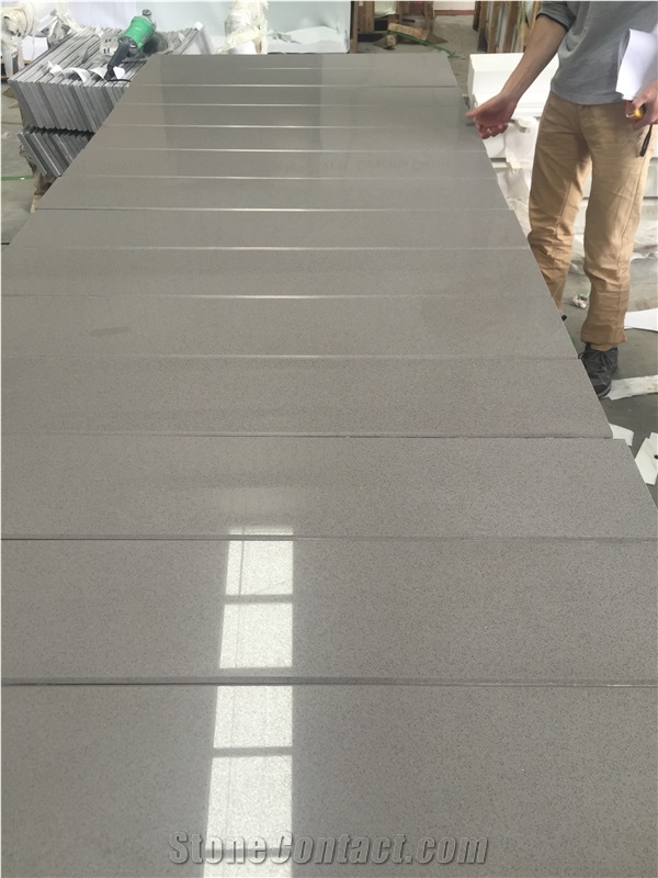 Grey Quartz Stairs Threshold & Steps