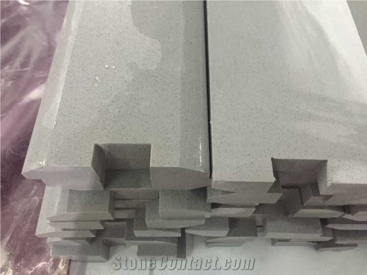 Grey Quartz Stairs Threshold & Steps