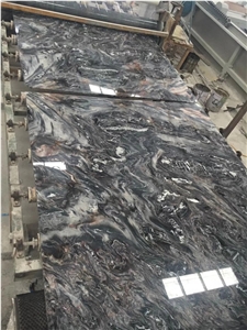 Louis Gray Agate Polished Tiles Marble Slabs for Countertop